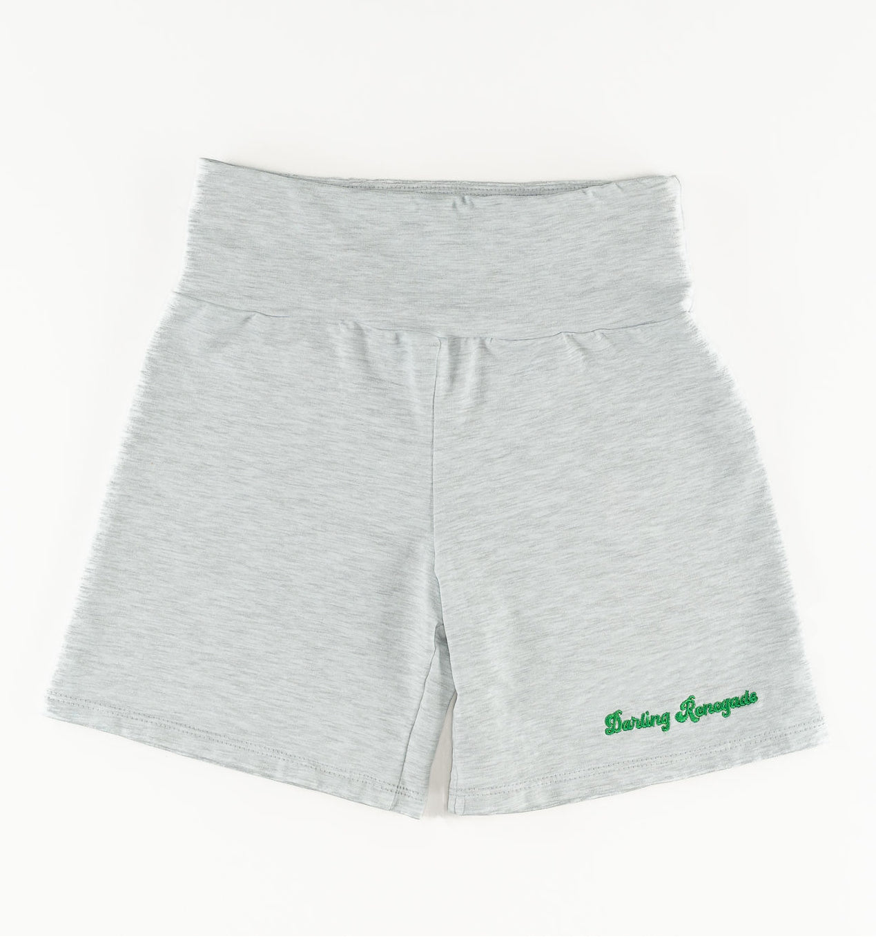 Signature French Terry Short in Gray/Green