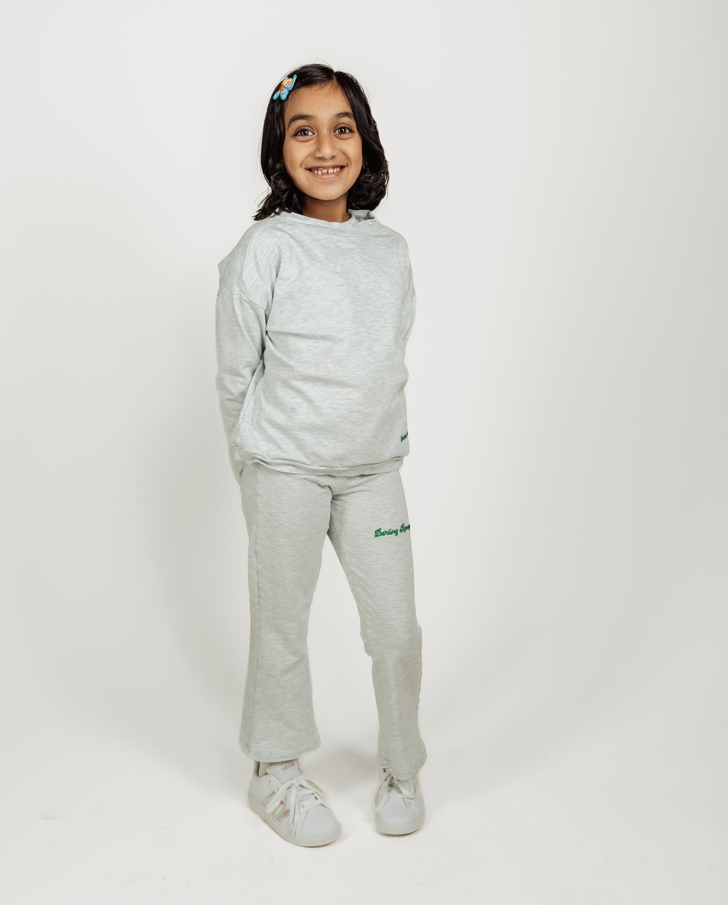 Signature Sweatpants in Gray/Green